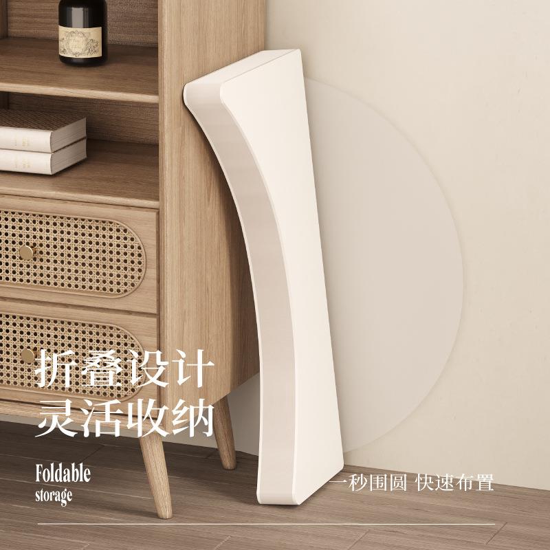 十八纸罗马桌极简洽谈桌折叠可移动客厅阳台卧室圆桌折叠桌家具