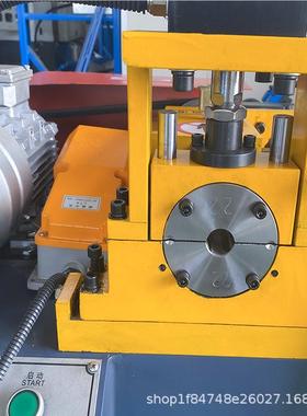 气动单倒VUO角机铁管坡铜管毛刺口机精密短料圆棒去倒角机现头货