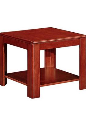 油漆贴木皮办家具中式公茶办几办公室会客公茶几发沙配套cj-12324