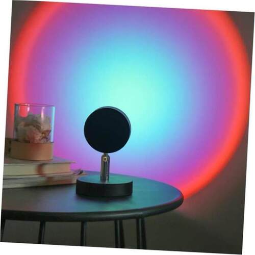 Sunset Lamp Rainbow Projector Night Light Led Desk Lamp 1