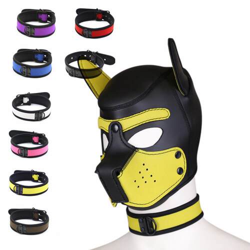 Women Animal Cosplay Dog Props Neck ver Accessories of Adjus