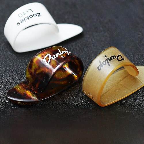 Dunlop Dunlop民谣吉他护甲指床指Pick耐磨右手手指护环拇指护甲