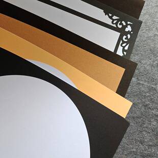 画室幼940儿园正形古风纸边框纸国风裱方框镜片纸纸中卡纸学生画