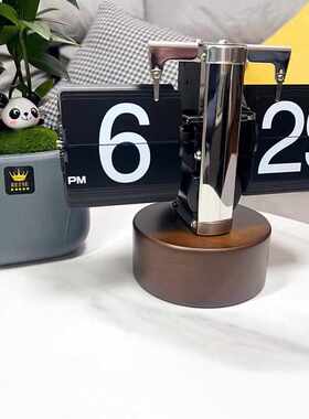 厂家简约客厅钟时钟天平复古欧式家居座钟翻页小机械翻页自动