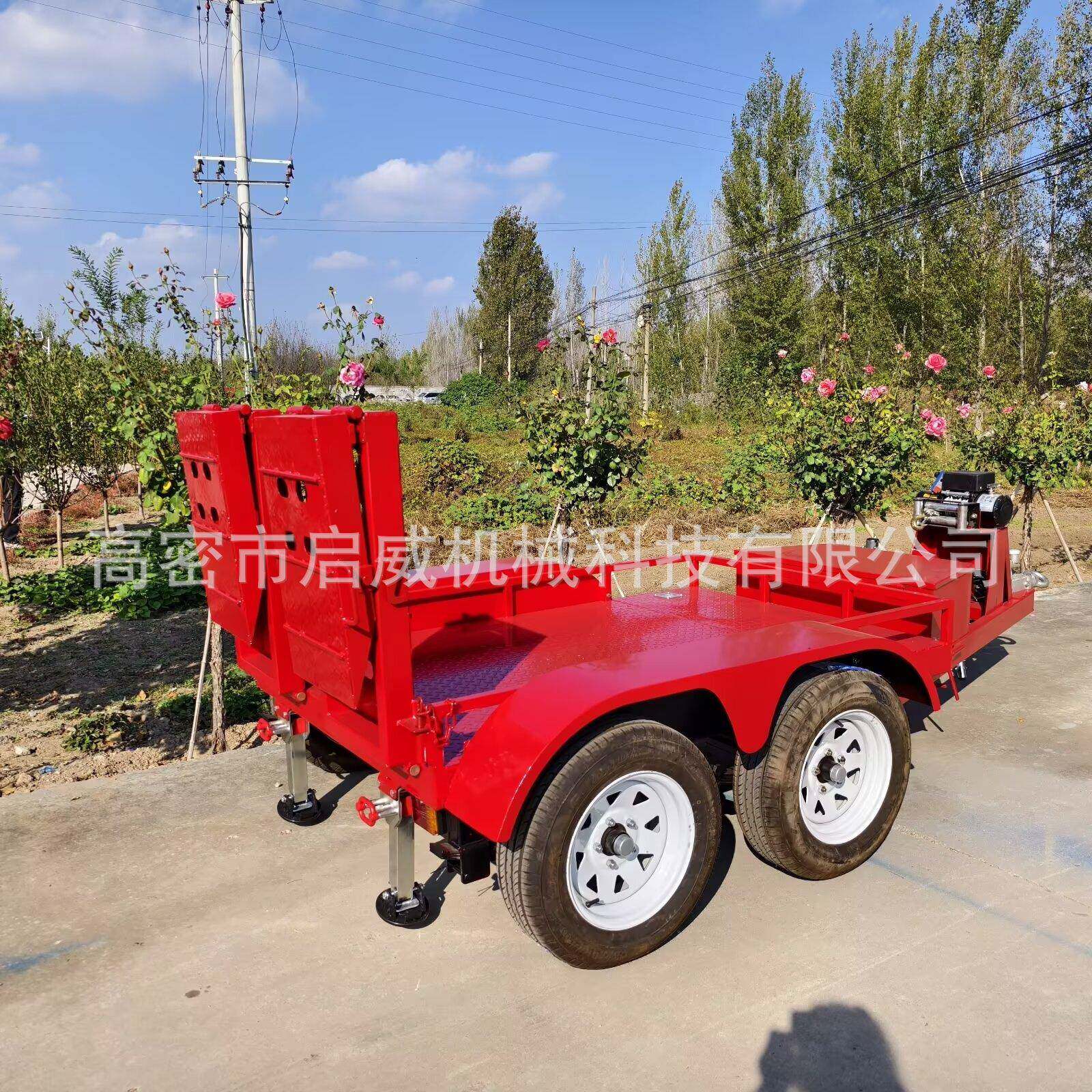 工厂吨机器人运输车仓储物流平板移动工具运输车机器人拖车