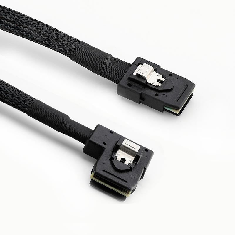 minisas线sff-8087对MINISAS36PSFF-8087 90度左右弯阵列卡内置线