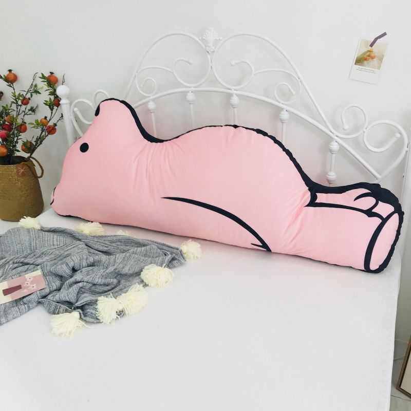 北欧卡通床头靠垫儿童卧室可拆洗大靠背沙发双人床上靠枕长条抱枕