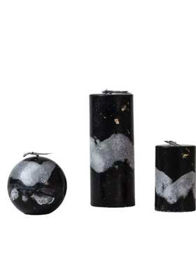 中古风复古彩色油画蜡烛浪漫氛围感手工香薰蜡摆件样板间桌面装饰