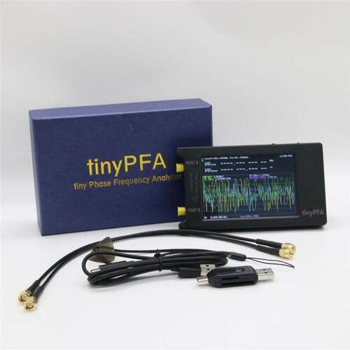 tinyPFA 便携式相位频率分析仪NanoVNA矢量网络分析 跨境新品