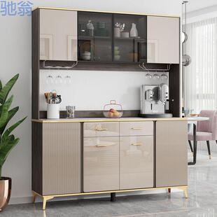 fLE轻奢超薄餐边柜酒柜一体高柜客厅靠墙极窄边柜现代简约茶水柜