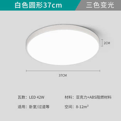 led灯过道台灯灯简约超薄卧室中山广东顶阳吸现代灯具走廊房间灯