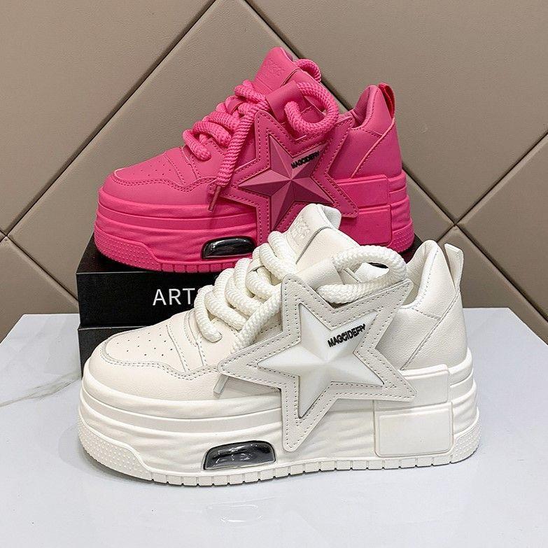 欧洲女鞋春秋轻便时尚休闲老爹鞋