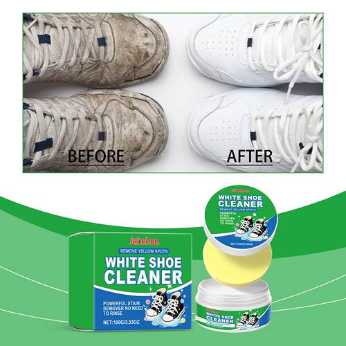 JAKEHOE White Shoe Cleaning Cream - Gently cleans and remove