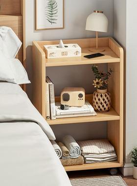 可移动小书架落地桌边床置G593AC10物架头卧室书下桌旁桌收纳柜子