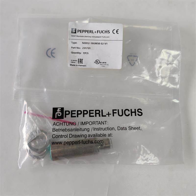 原装P+F接近开关NEB12-18GM50-E2-V1货号231731长感应距离12MM