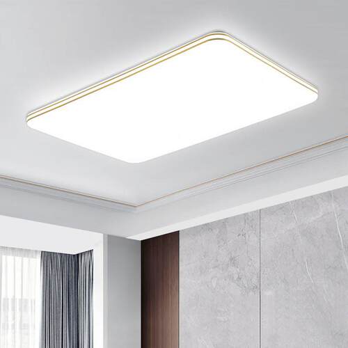 LED吸顶灯长方形极简客厅灯大气家用现代简约卧室智能灯具套餐