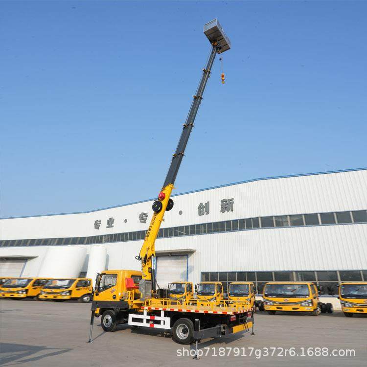 国六园林工程吊运一体车.2吨6.吨随车起重机规格齐全灵活耐用