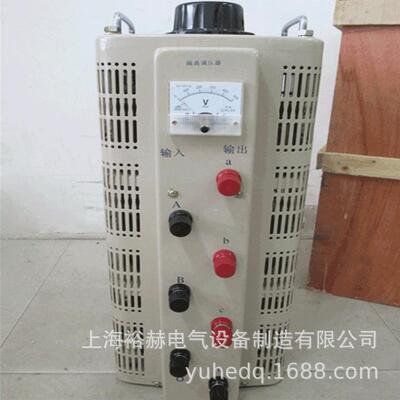 厂家直销三相交流接触式调压器TSGC2大功率柱式调压器0-500V可调