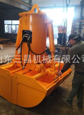 抓斗工业起重机配件行车不锈钢电动液压贝壳形抓斗多瓣抓斗
