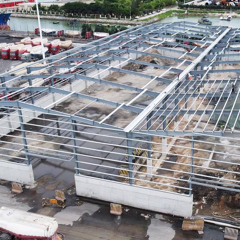 承建钢结构厂房车间仓库炭素钢结构办公楼体育场轻钢工业工程加工