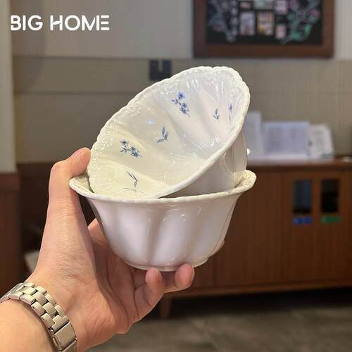 法式高温陶瓷小碗！高颜值早餐碗甜品水果零食家用米饭小碗吃饭碗