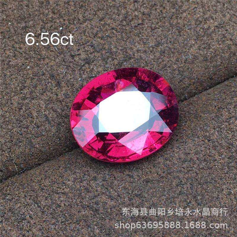 天然碧玺戒面碧玺裸石泰国切工天然碧玺戒面裸石直销
