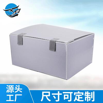 蜂窝板折叠箱塑料周转箱 物流运输围板箱 PBAT防水防潮蜂窝板箱