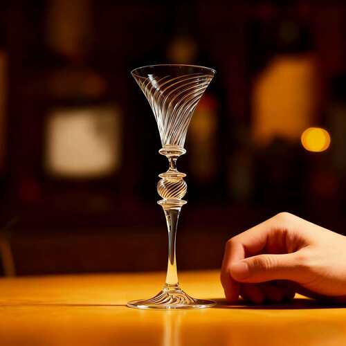 光柯欧式简约威士忌杯鸡尾酒杯水晶高脚杯酒吧马提尼杯