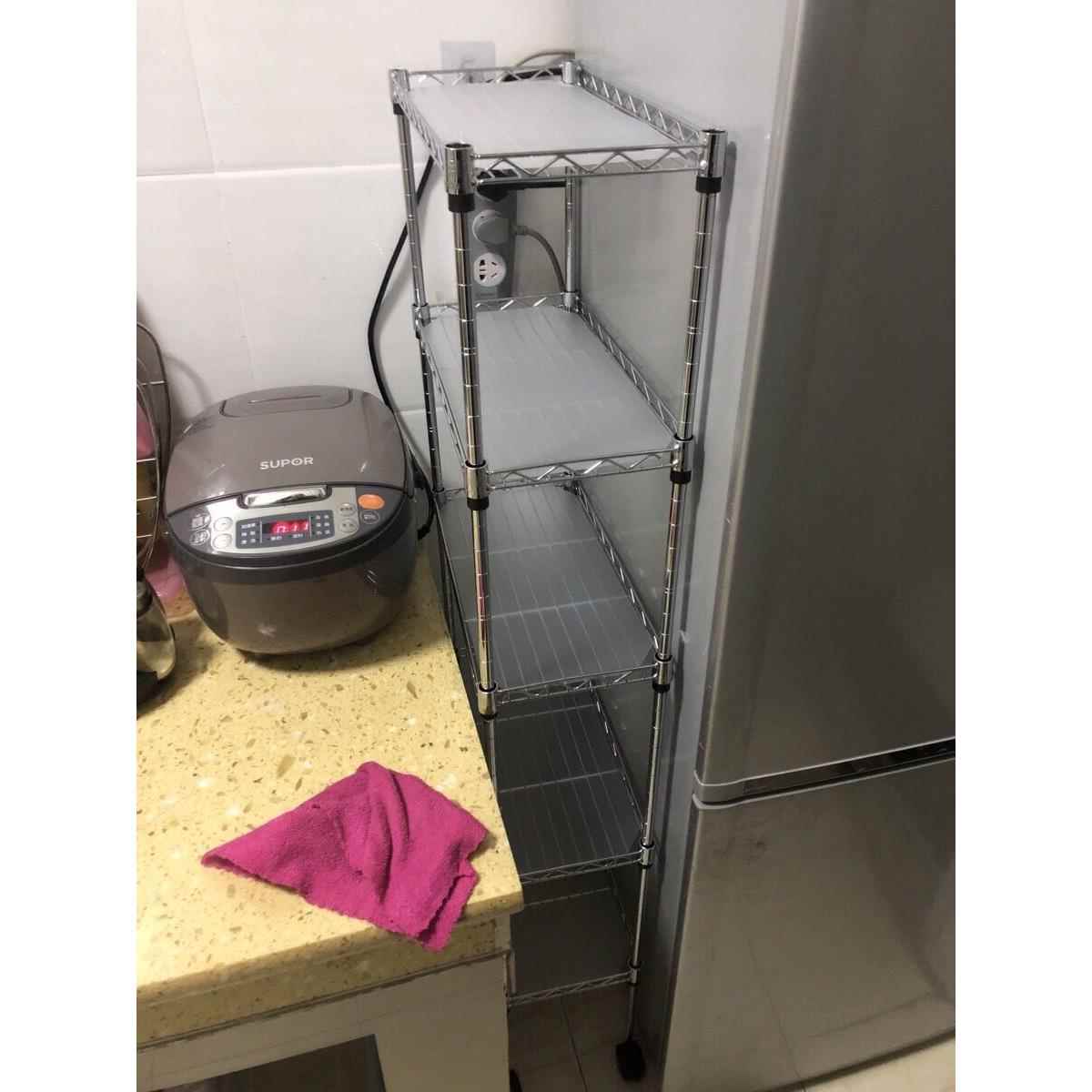 GZ6M厨房收纳架宽202530cm夹缝置物架小窄缝隙整理架锅架菜架子落