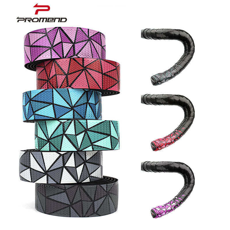 promend自行车渐变车把带公路车弯把双色缠带死飞车防滑吸震绑带