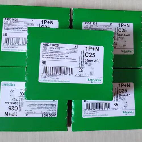 原装全新国外采购断路器A9D97432 A9D17332 3 P 32 Amp 30mA RCBO