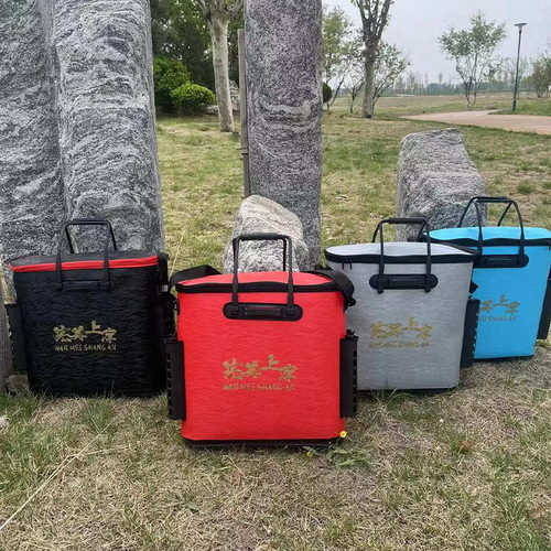 厂家供应新款插杆款鱼护桶带提手方便清洗活鱼桶护鱼桶钓鱼鱼护桶