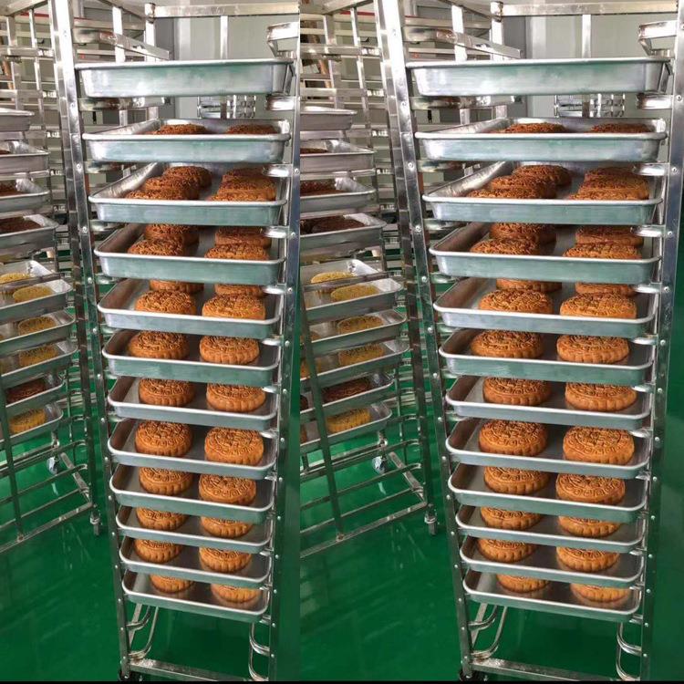 食品厂用商用大型馕饼烤炉201不锈钢32盘推车式新疆鲜花饼烘烤箱