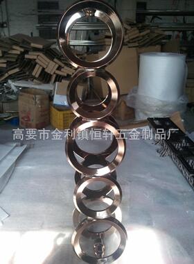 柏图工艺BT-A027酒店大门雕刻工艺不锈钢玻璃铜门大拉手木门把手