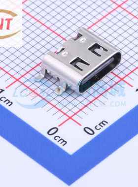 USB连接器 TYPE-C 6P QT073 SMD 母 卧贴 6P 原装 电子元器件配单