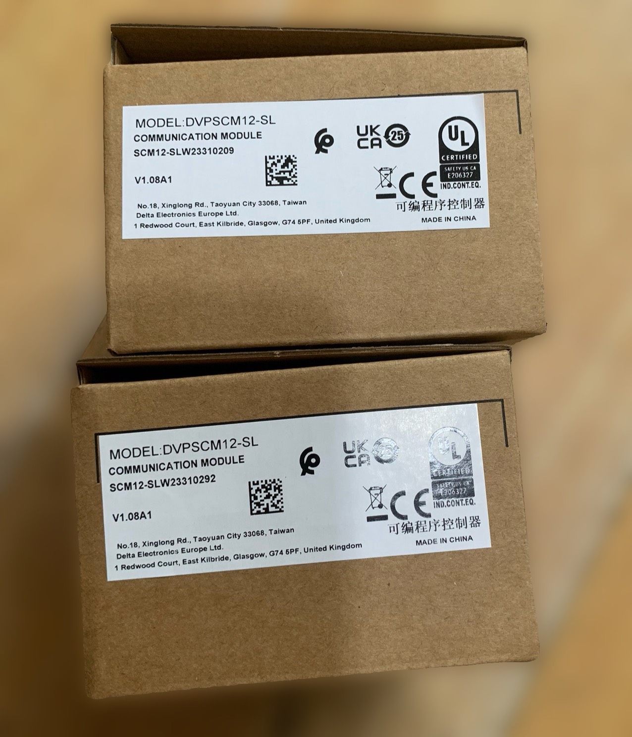 台达可编程控制器模块，型号DVPSCM12-SL，全新原装正