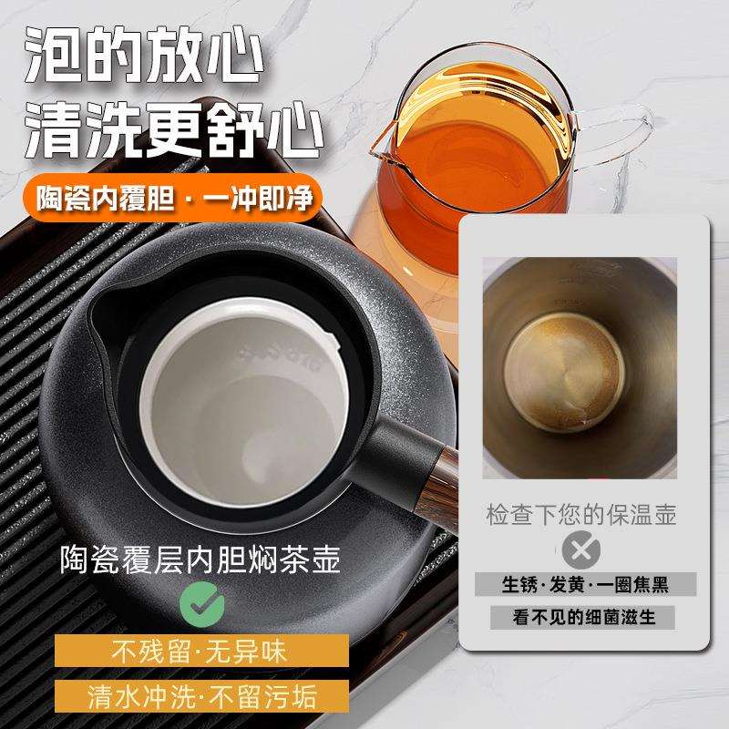 316不锈钢保温壶大容量保温水壶家用陶瓷内胆热水瓶宿舍暖闷茶壶