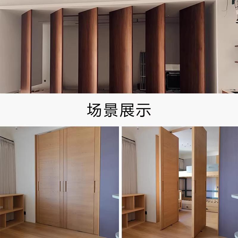 360度电动中轴旋转门五金配件系统电机隐藏偏轴门天地轴门地弹簧