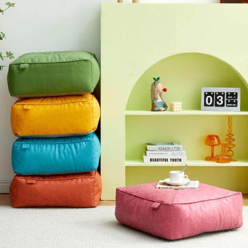 网红坐垫懒人垫日式蒲团皮质地上坐垫榻榻米垫子北欧飘窗加厚坐垫,居家布艺,飘窗垫,淘宝优惠券,粉丝福利购,淘宝优惠卷