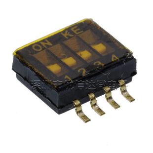 原装 开关 间距1.27 4位 台湾KE 4路拨码 DSHP04TSGER 贴片 进口