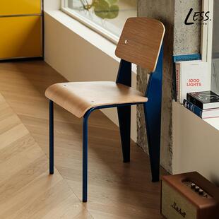 less living覆古设计师标准椅餐椅Standard chair家用靠背书桌椅