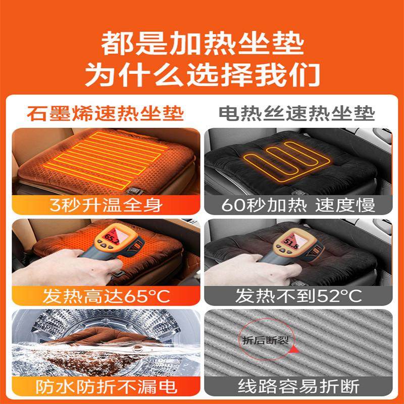 石墨烯汽车加热坐垫车载通用居办公保暖加厚冬季电热毛绒单片垫子,汽车用品/电子/清洗/改装,通用座套/座垫,淘宝优惠券,粉丝福利购,淘宝优惠卷