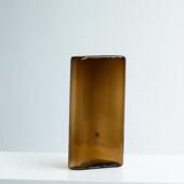 设计简约软北欧玻璃器新品 花瓶大气养花扁大桌面花桶不规则装