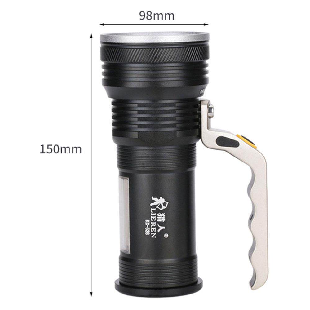 户外露营野营灯照明工作灯手提式手电筒巡逻灯内置电池充电灯