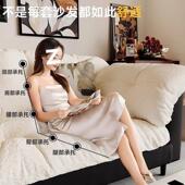 布艺沙发客厅20双5新款 小户型三人位直排简易2JKB沙租发出房现代