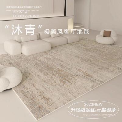 仿羊绒地毯客厅耐脏易打理轻奢沙发茶几卧室家用床边大insins风