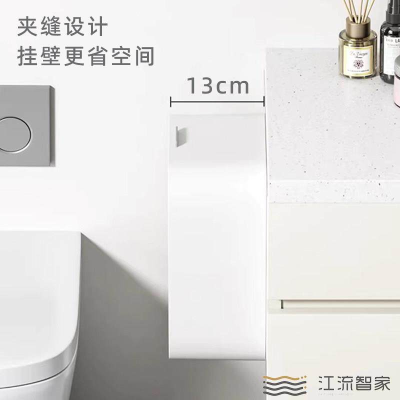 智能垃圾桶厨房挂壁桶家用有盖卧室厕所卫生间挂式轻奢感应卫生桶