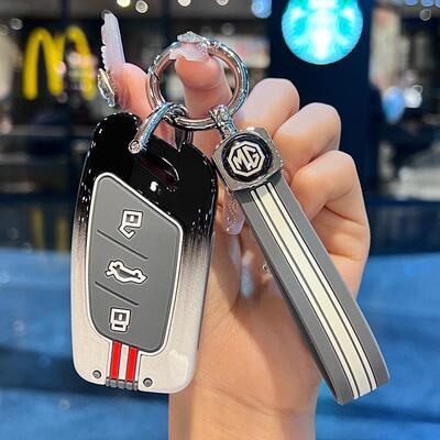 MG名爵ZS钥匙套MG5天蝎座mulan木兰mg6六MG4EV领航HS壳EZS车包扣