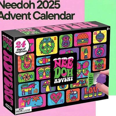 Nee Doh Advent Calendar 24 Days Christmas Countdown with