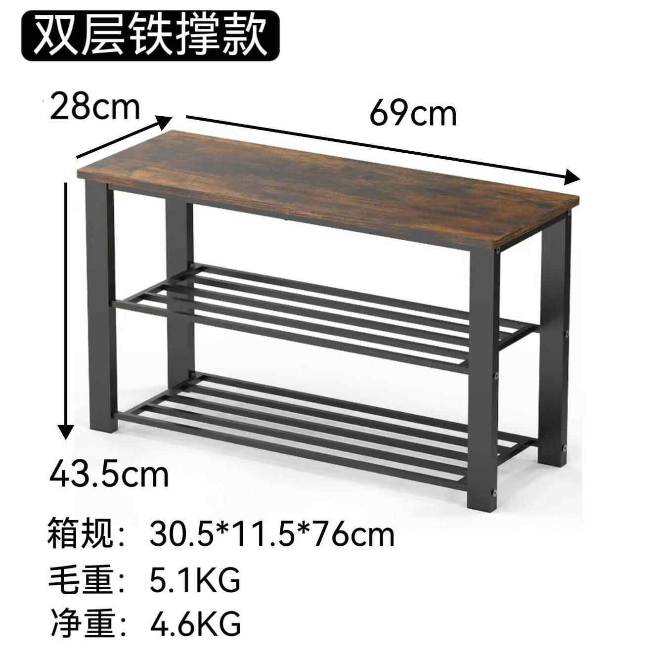 简易鞋架家用三层带木板收纳架宿舍防尘多功能储物鞋柜定制鞋子